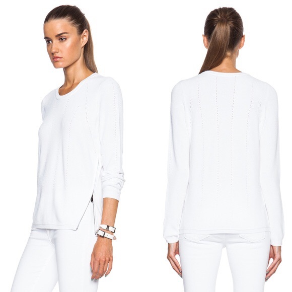 vince side zip sweater